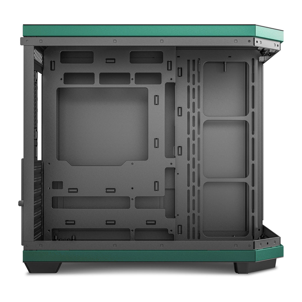 Ant Esports Chassis CRYSTAL X11 Green ( Chassis Without Power Supply ) - Pakshal Impex