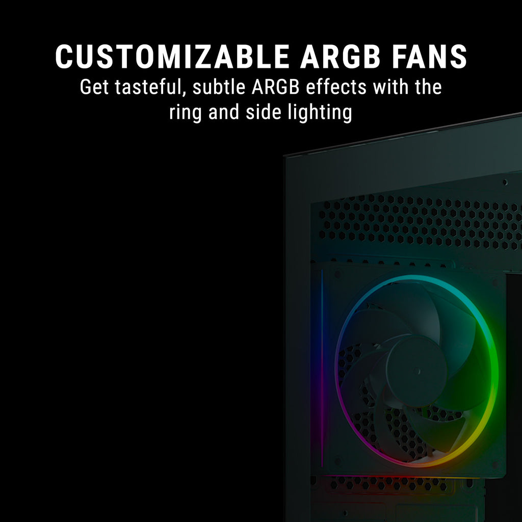 Ant Esports Chassis Crystal X3 LCD - Black ( Chassis Without Power Supply ) - Pakshal Impex