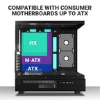 Ant Esports Chassis Crystal X6 -Black ( Chassis Without Power Supply ) - Pakshal Impex