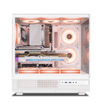 Ant Esports Chassis Crystal X6 -White ( Chassis Without Power Supply ) - Pakshal Impex