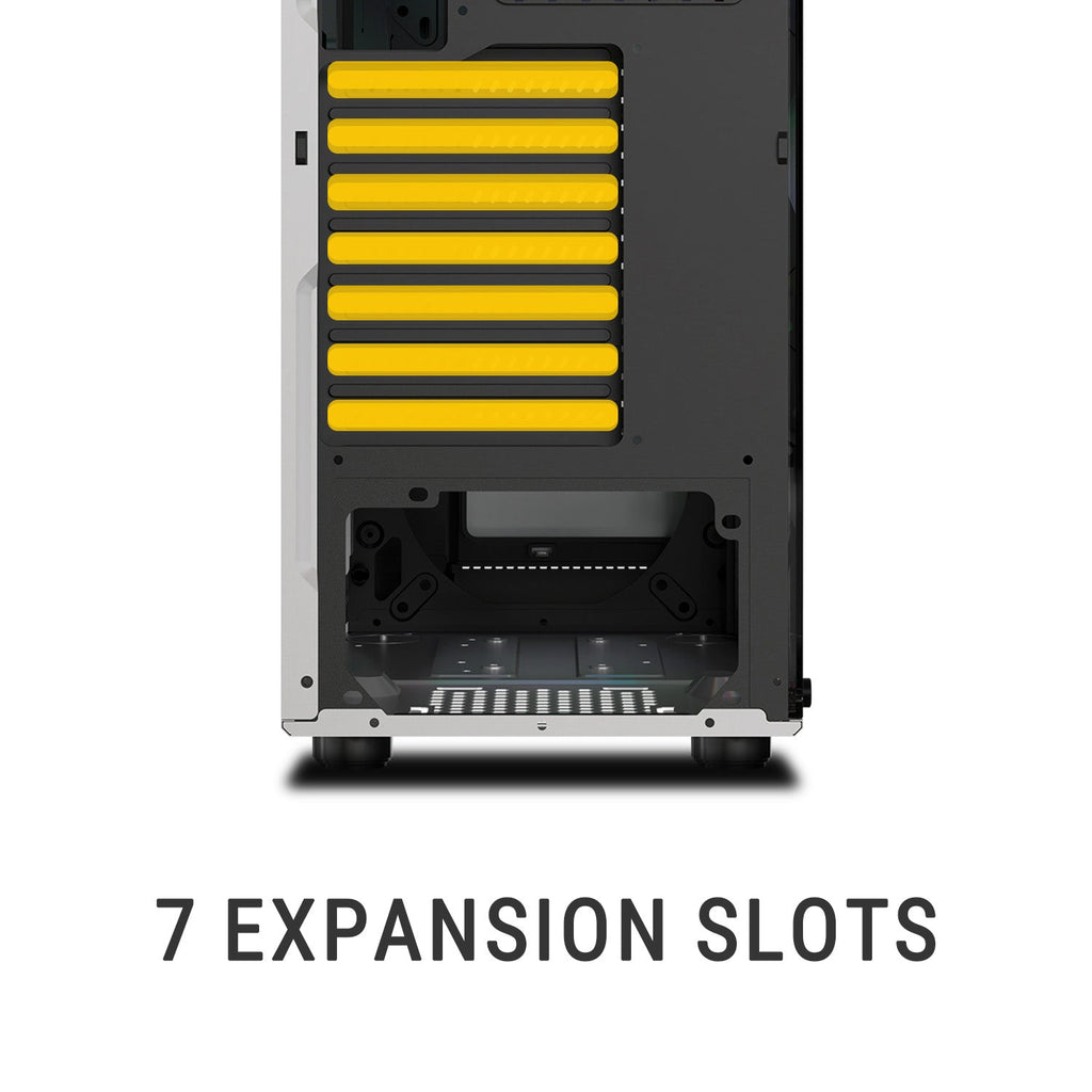 Ant Esports Chassis Eclipse - White Black ( Chassis Without Power Supply ) - Pakshal Impex
