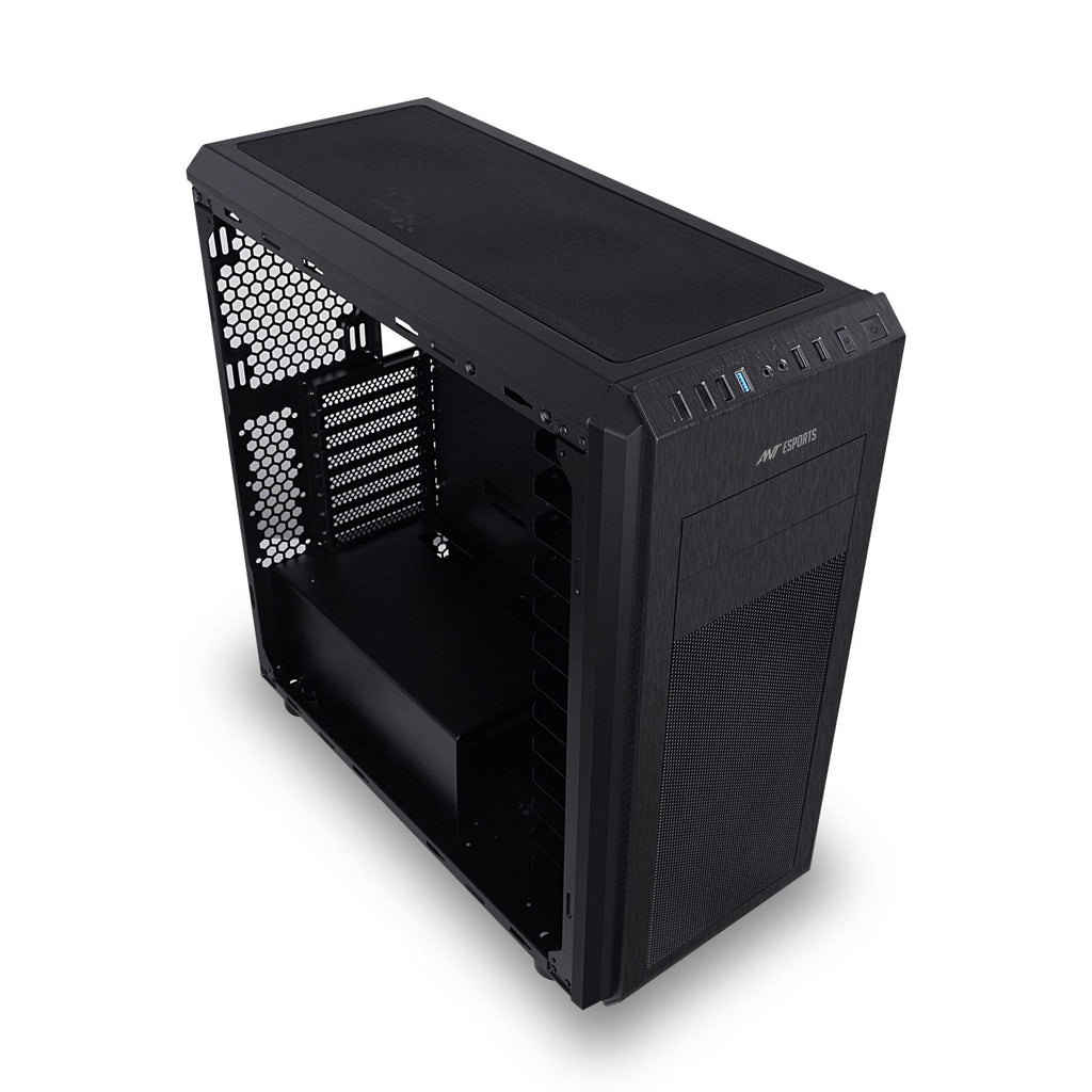 Ant Esports Chassis VANGUARD (Black) Without Power Supply - Pakshal Impex