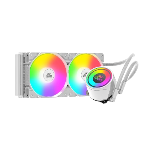 ANT ESPORTS CPU COOLER ARGB WITH HEATSINK WHITE - ICE - 240 - Pakshal Impex