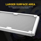 ANT ESPORTS CPU COOLER ARGB WITH HEATSINK WHITE - ICE - 240 - Pakshal Impex