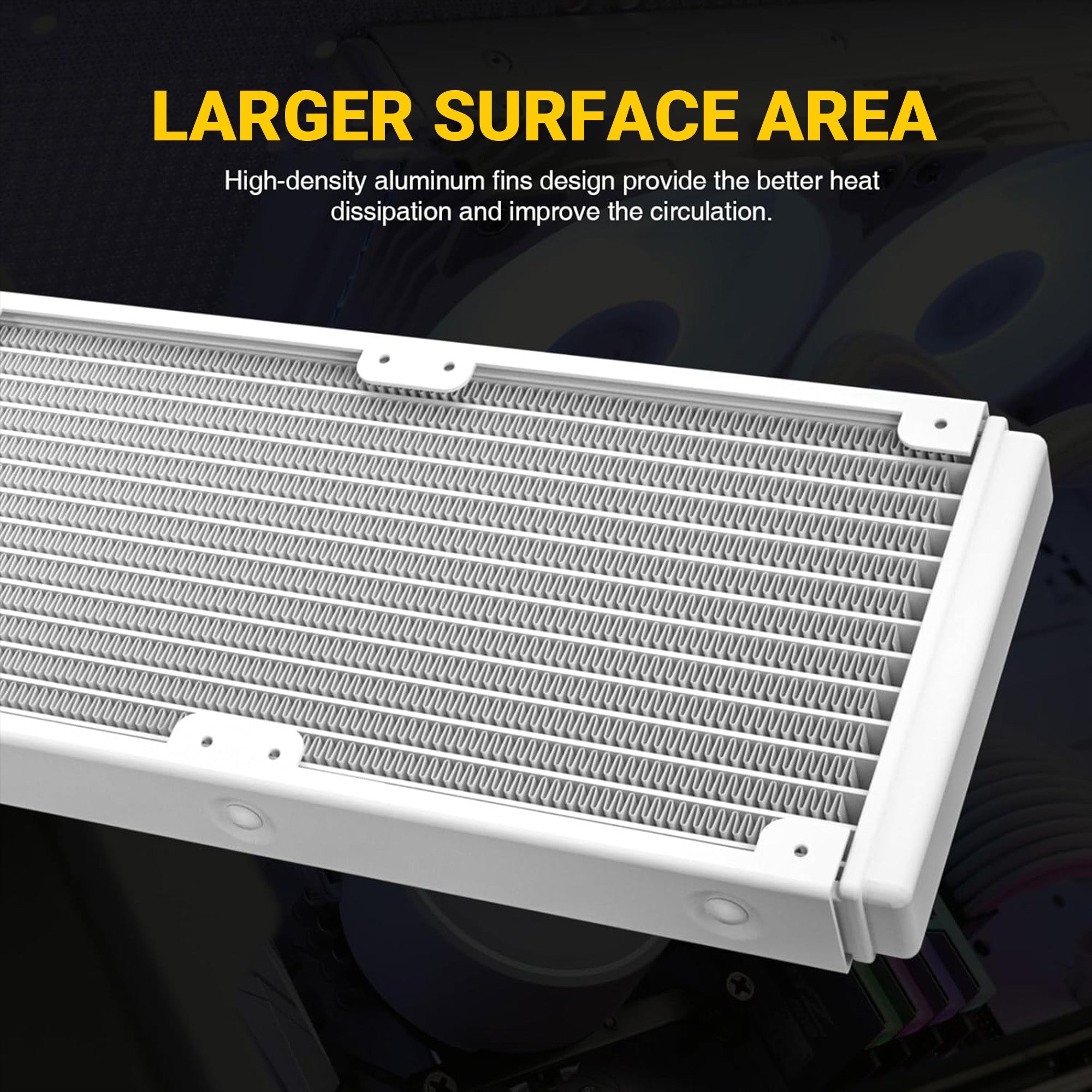 ANT ESPORTS CPU COOLER ARGB WITH HEATSINK WHITE - ICE - 240 - Pakshal Impex