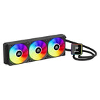 ANT ESPORTS LIQUID COOLER ARGB 360MM WITH DIGITAL TEMPERATURE DISPLAY BLACK - ICE STORM 360 - Pakshal Impex