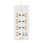 ANT ESPORTS MULTI SOCKET POWER STRIP WHITE - PS722 - Pakshal Impex