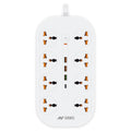ANT ESPORTS MULTI SOCKET POWER STRIP WHITE - PS831 - Pakshal Impex