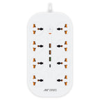 ANT ESPORTS MULTI SOCKET POWER STRIP WHITE - PS831 - Pakshal Impex