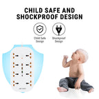 ANT ESPORTS MULTI SOCKET POWER STRIP WHITE - PS831 - Pakshal Impex