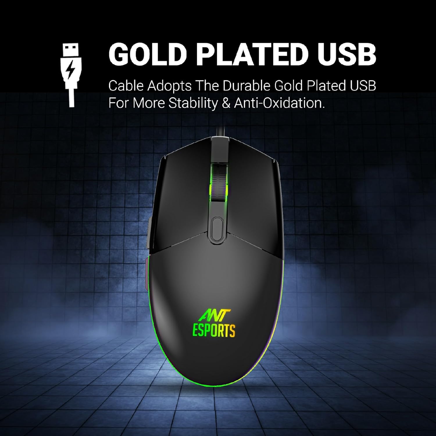ANT ESPORTS RGB WIRED GAMING COMBO BLACK - KM1650 - Pakshal Impex