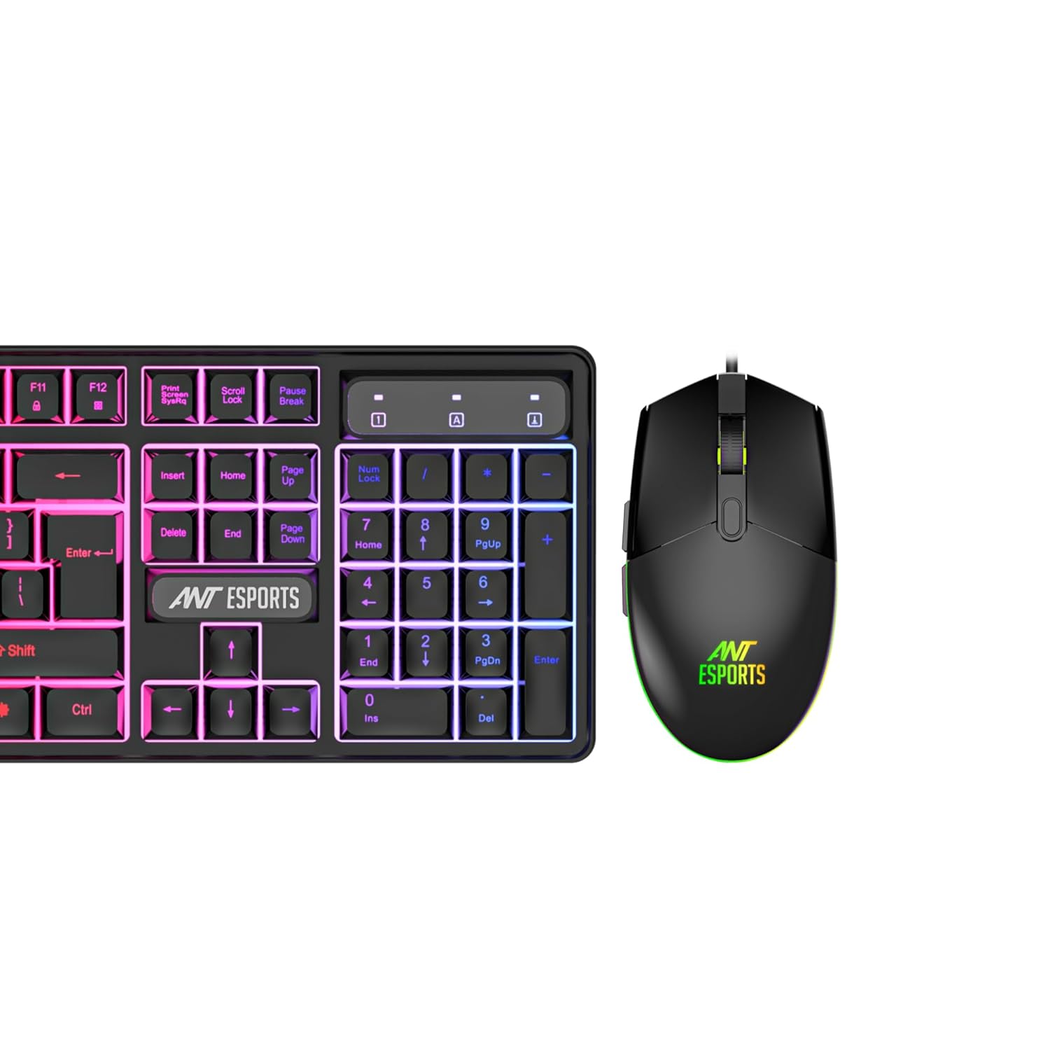 ANT ESPORTS RGB WIRED GAMING COMBO BLACK - KM1650 - Pakshal Impex