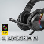ANT ESPORTS WIRED AUTO RGB GAMING HEADSET BLK-H1100 - Pakshal Impex