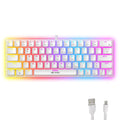 ANT ESPORTS WIRED MECHANICAL KEYBOAD WHITE-MK1200 - Pakshal Impex