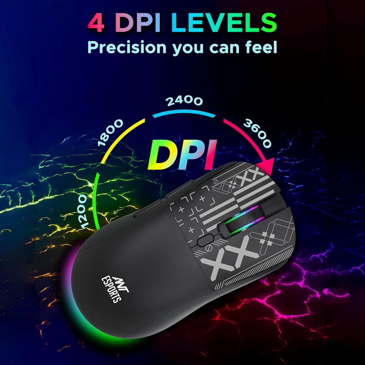 ANT ESPORTS – WIRED MECHANICAL KEYBOARD MOUSE COMBO - THUNDER 20 - Pakshal Impex