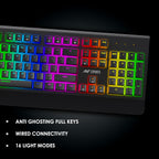 ANT ESPORTS - WIRED MECHANICAL RGB MECHANICAL KEYBOAD RED SWITCH – MK4000 - Pakshal Impex