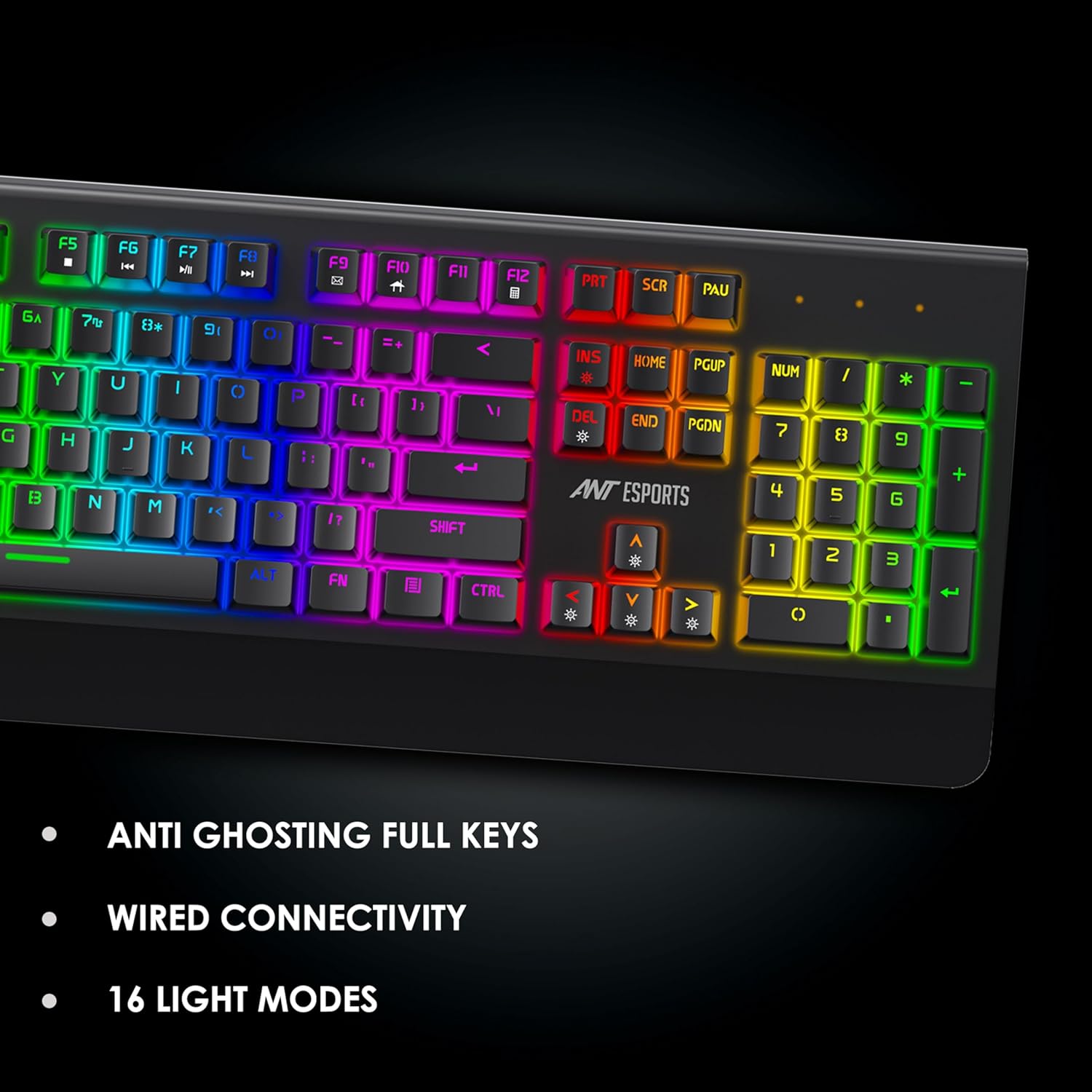 ANT ESPORTS - WIRED MECHANICAL RGB MECHANICAL KEYBOAD RED SWITCH – MK4000 - Pakshal Impex