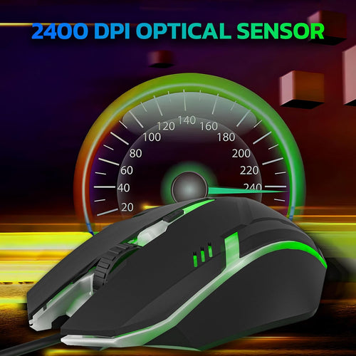 ANT ESPORTS - WIRED OPTICAL GAMING MOUSE BLACK – GM46 - Pakshal Impex