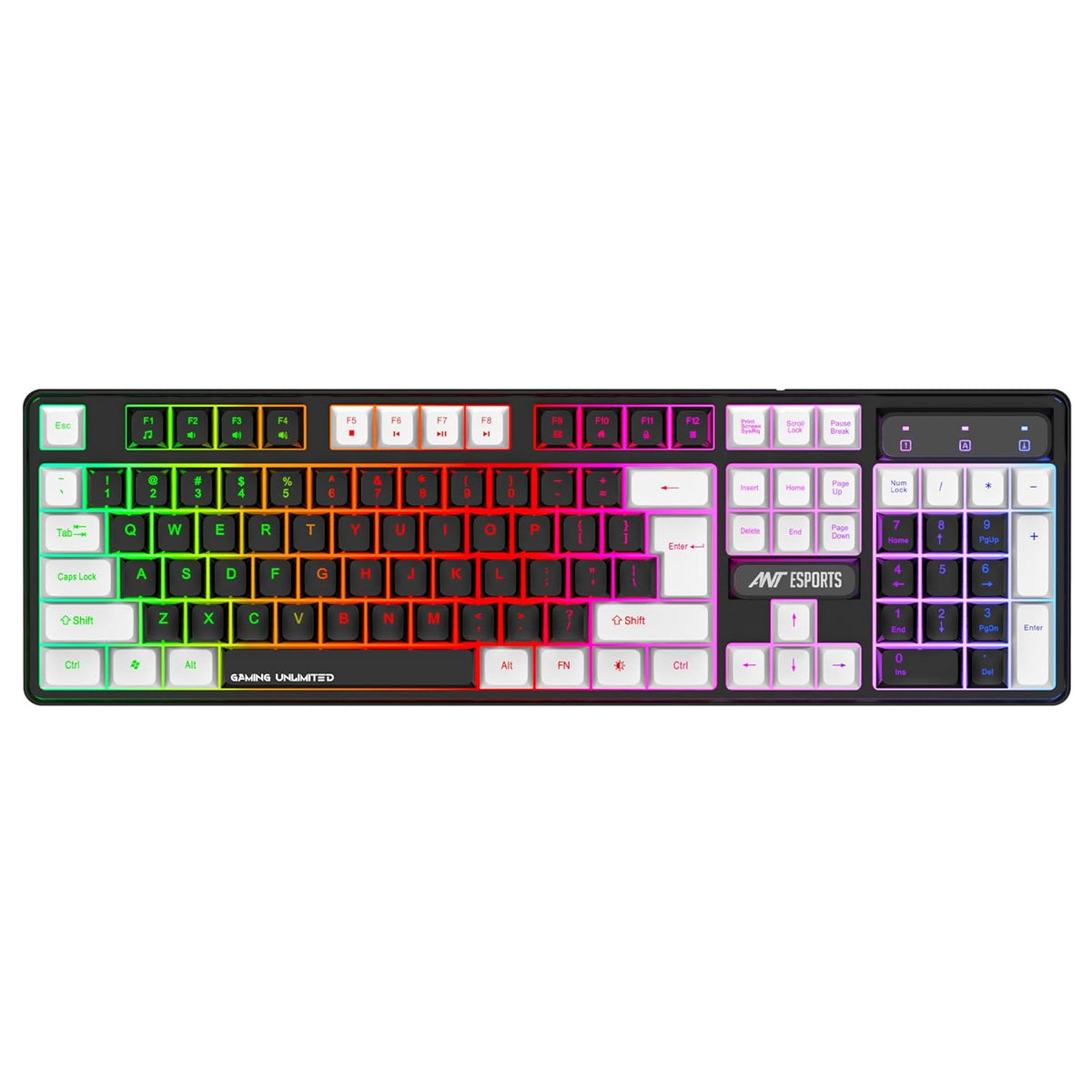 ANT ESPORTS WIRED RGB MECHANICAL KEYBOAD BLACK - MK1450 - Pakshal Impex