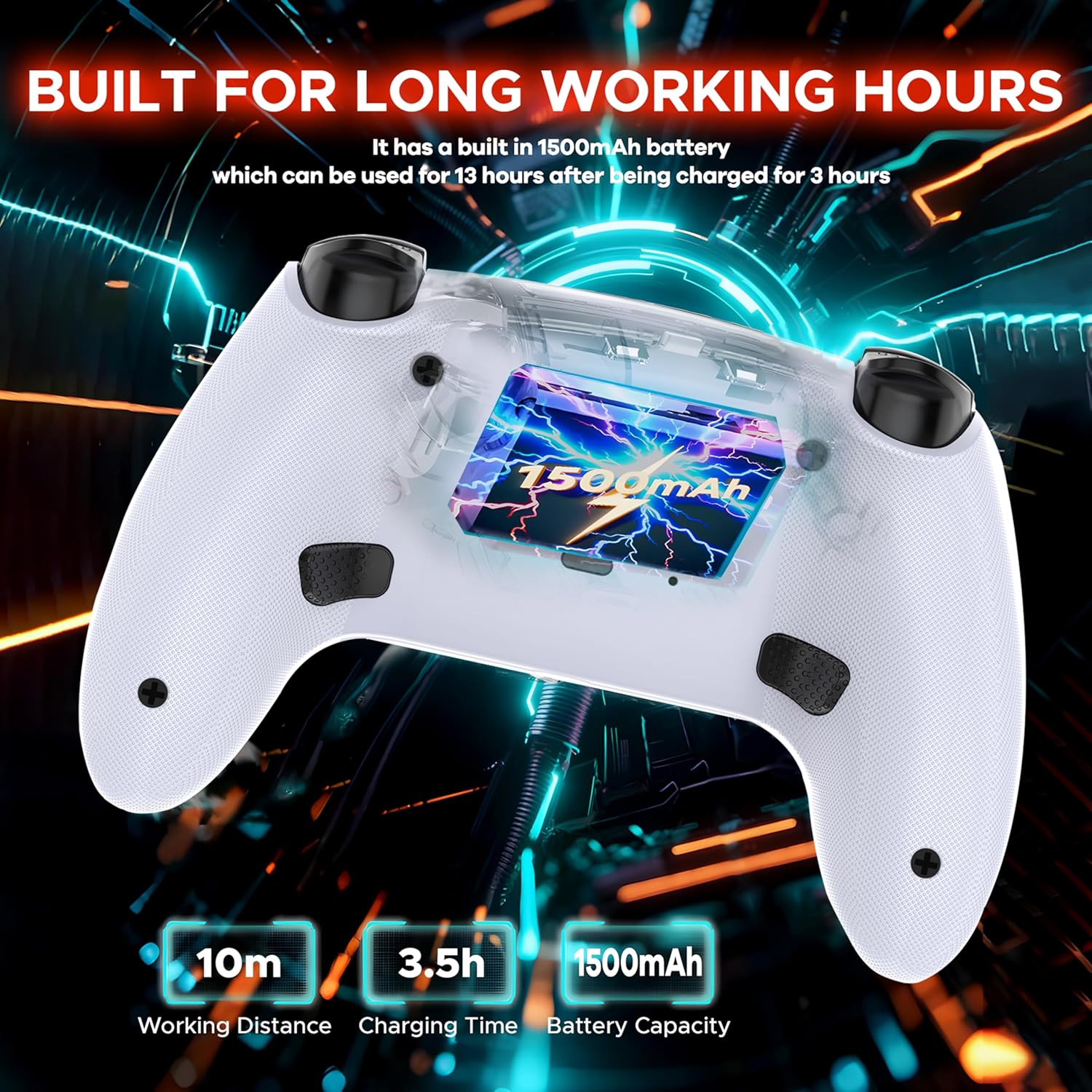 ANT ESPORTS - WIRELESS GAMEPAD WHITE - POWER STRIKE 5 - Pakshal Impex