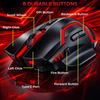 ANT ESPORTS – WIRELESS OPTICAL GAMING MOUSE BLACK - GM320 PRO - Pakshal Impex