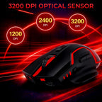 ANT ESPORTS – WIRELESS OPTICAL GAMING MOUSE BLACK - GM320 PRO - Pakshal Impex