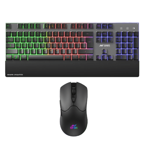 ANT ESPORTS - WIRELESS RGB GAMING COMBO BLACK - KM550PRO - Pakshal Impex
