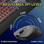 ANT ESPORTS - WIRELESS RGB GAMING COMBO BLACK - KM550PRO - Pakshal Impex