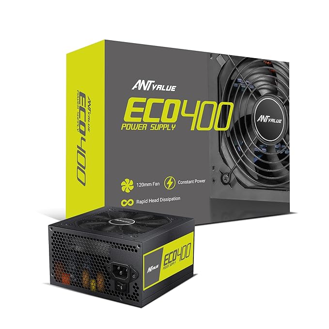 ANT VALUE POWER SUPPLY BLACK - ECO400 - Pakshal Impex