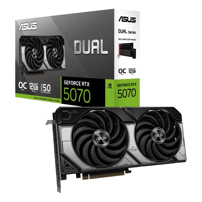 ASUS Dual GeForce RTX™ 5070 12GB GDDR7 OC - Pakshal Impex