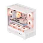 Ant Esports Chassis Crystal X6 -White ( Chassis Without Power Supply )