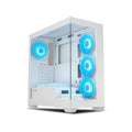 Ant Esports Chassis Crystal X7 -White ( Chassis Without Power Supply )