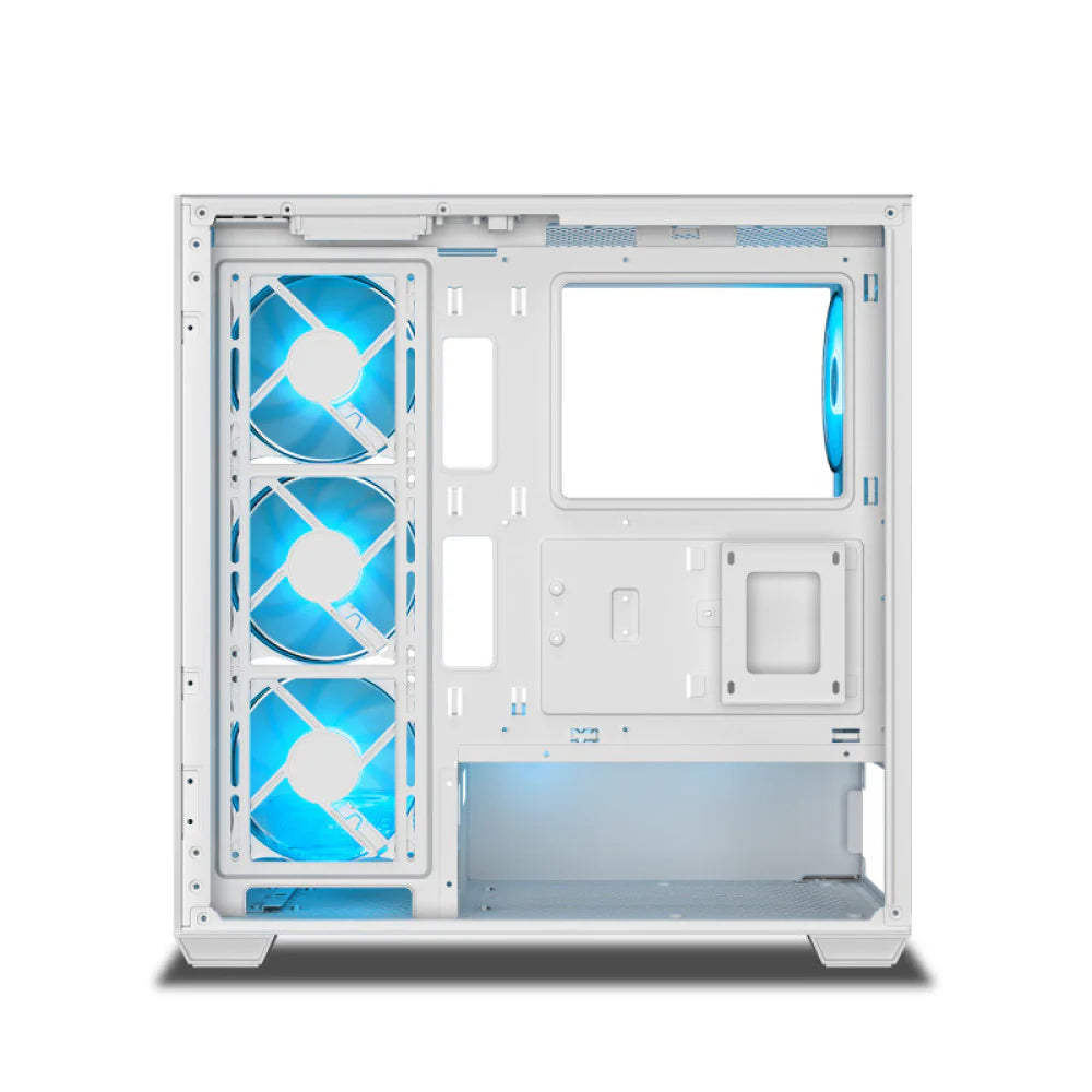 Ant Esports Chassis Crystal X7 -White ( Chassis Without Power Supply )
