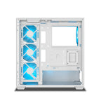 Ant Esports Chassis Crystal X7 -White ( Chassis Without Power Supply )