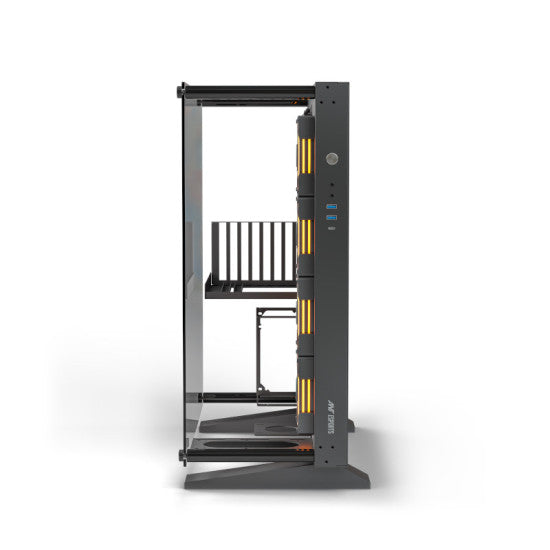 Ant Esports Chassis Cypher K9 Full -Tower ATX Open Frame Special Gaming Computer Case (BLACK)