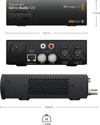 Teranex Mini-Sdi To Audio 12G