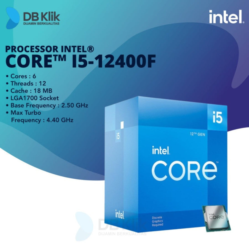 Intel® Core™ i5-12400F Processor