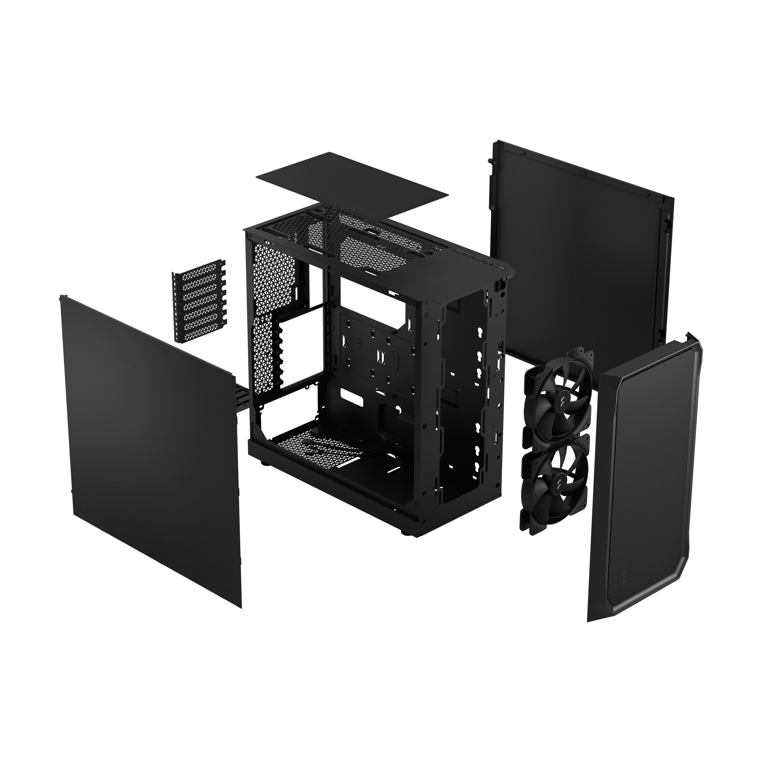 FRACTAL DESIGN Focus 2 Black Solid - Pakshal Impex