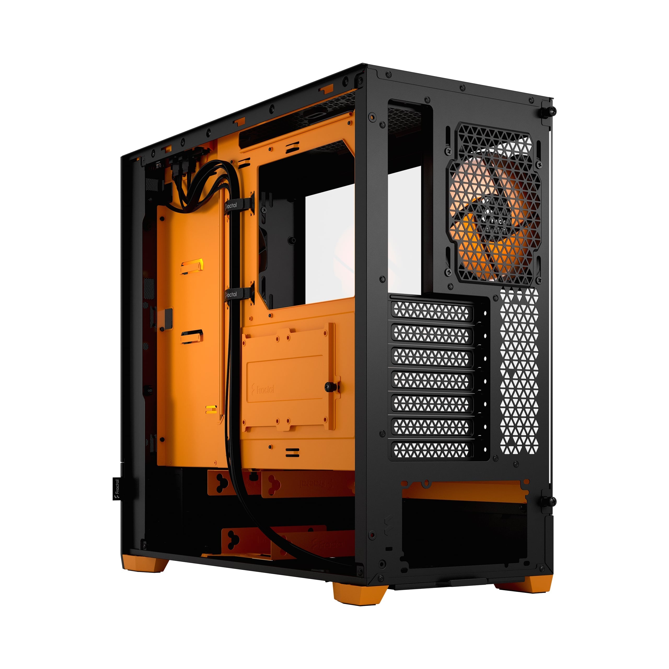 FRACTAL DESIGN Pop Air RGB Orange Core TG Clear Tint - Pakshal Impex