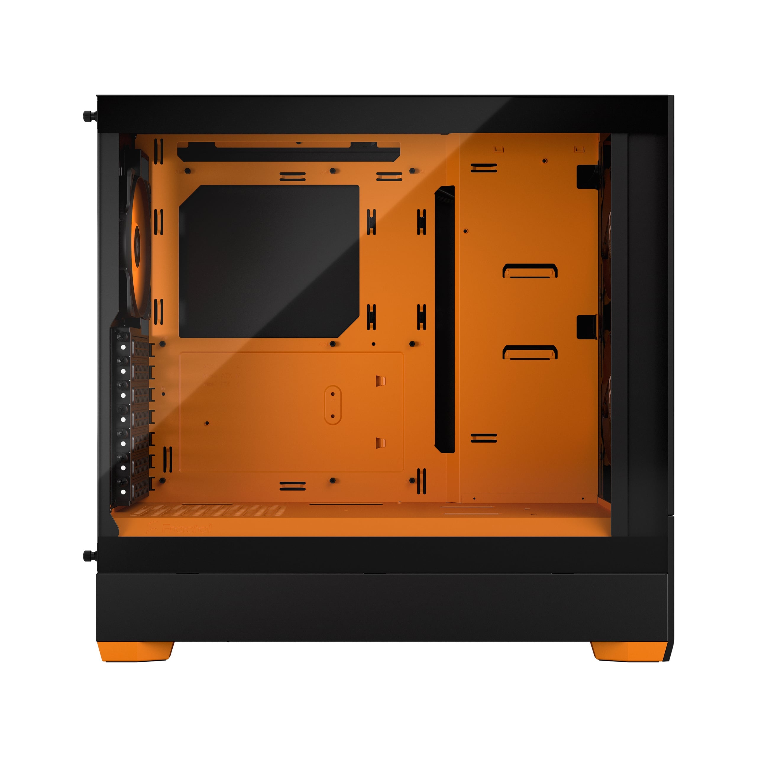 FRACTAL DESIGN Pop Air RGB Orange Core TG Clear Tint - Pakshal Impex