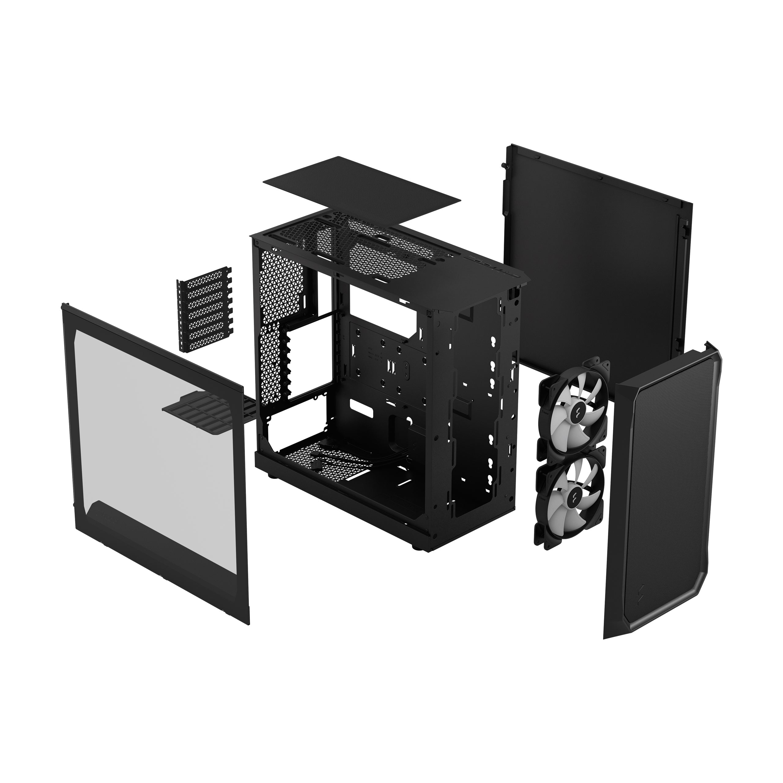FRACTAL Focus 2 RGB Black TG Clear Tint - Pakshal Impex