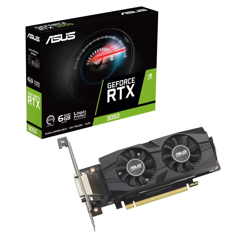 ASUS GeForce RTX™ 3050 LP BRK 6GB GDDR6