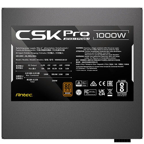 ANT ESPORTS CSK1000 PRO GB ATX 3.1