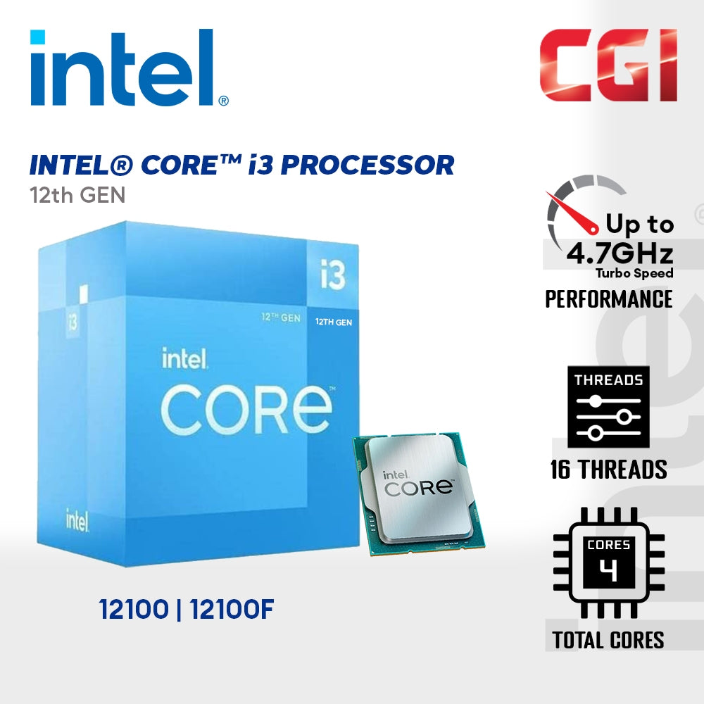 Intel® Core™ i3-12100 Processor