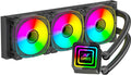 Ant Esports ICE Infinite 360 ARGB 360mm ARGB with Infinity Mirror Liquid AIO Liquid Cooling Cabinet Cooler (Black)