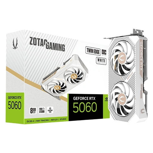 ZOTAC RTX 5060 8 GB TWIN EDGE OC WHITE