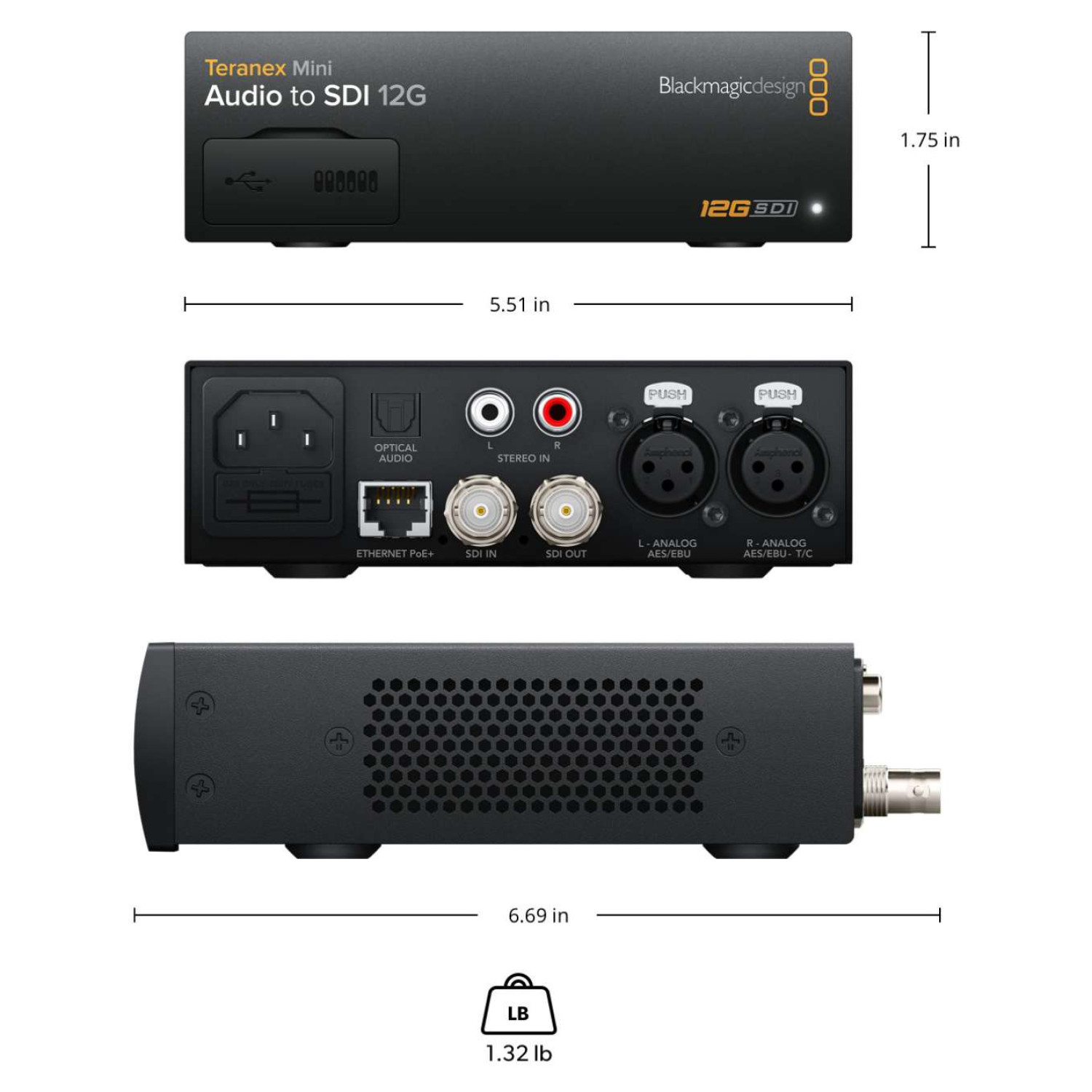 Teranex Mini Audio to SDI 12G