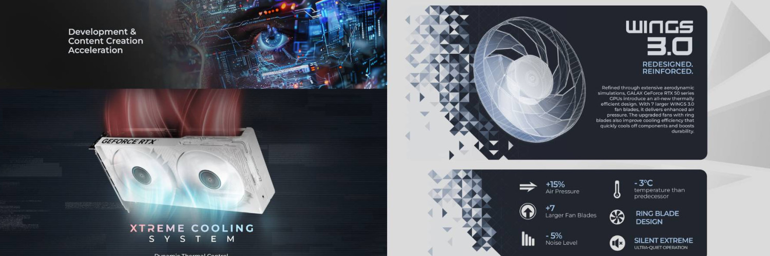 RTX 5060TI 8GB GALAX 1 Click OC White RGB Banner 1