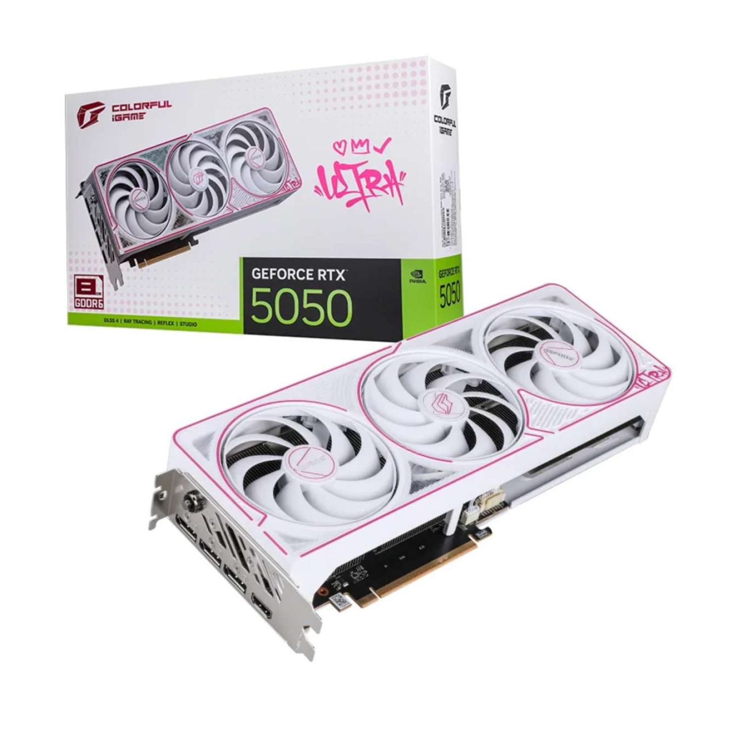 RTX 5050 8GB D7 COLORFUL IGAME ULTRA WHITE OC