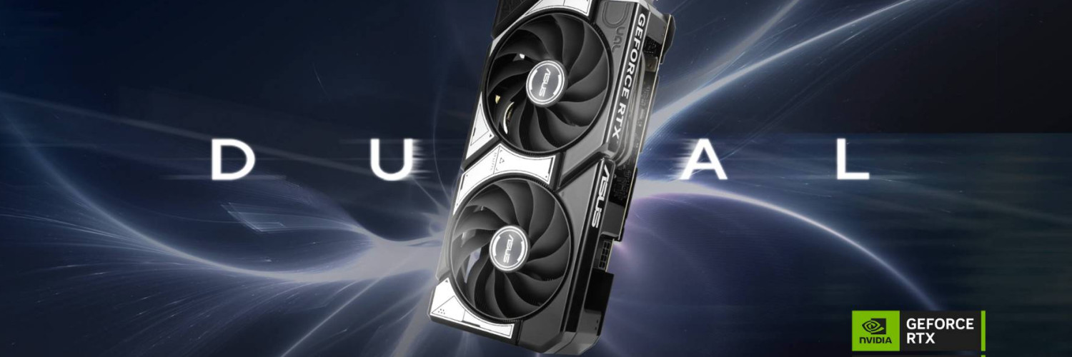 ASUS RTX 5060 8GB DUAL OC Banner 1